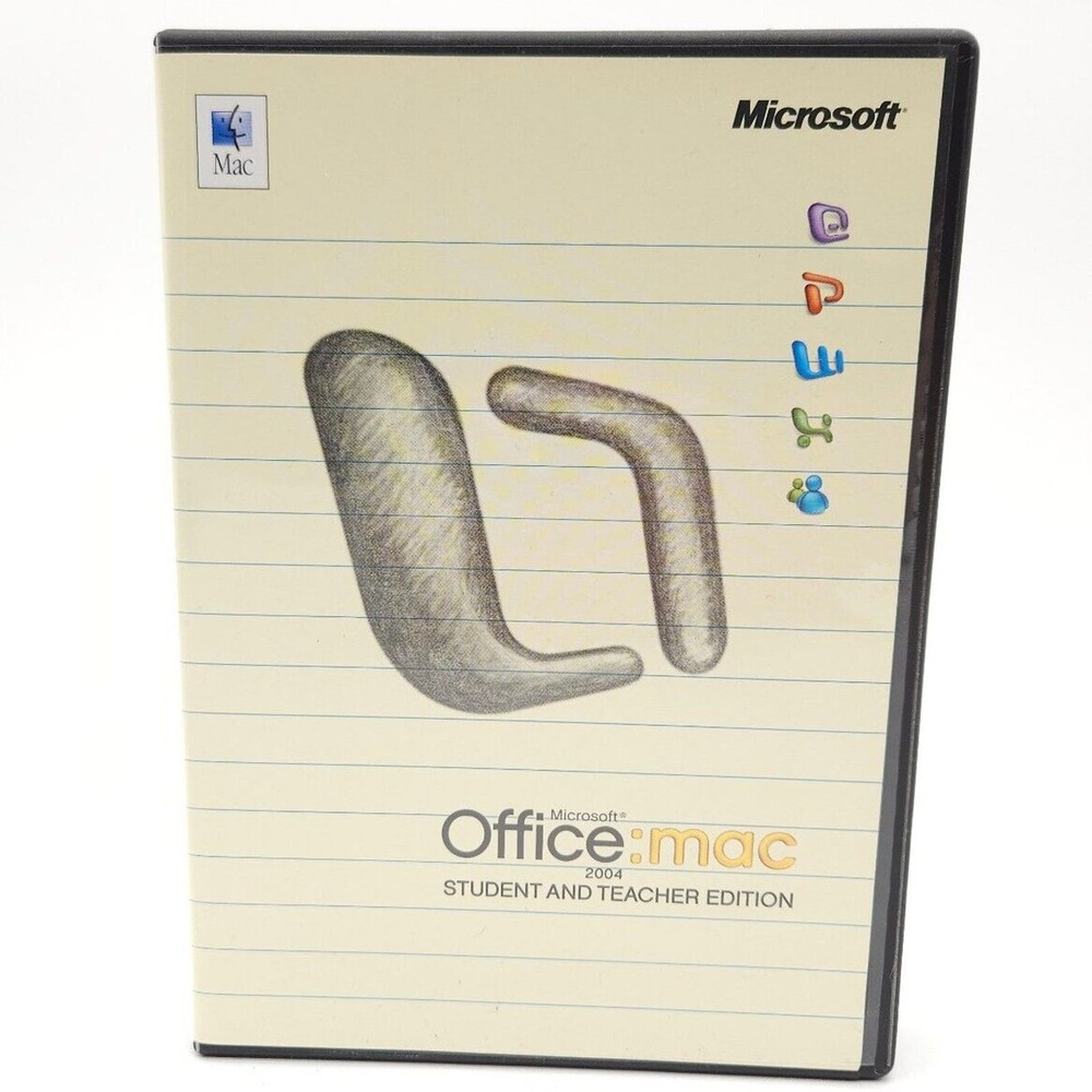 Microsoft Office Mac Student And Teacher Edition 2004 Word Powerpoint Excel